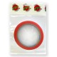 Tape Wormz Red Double Sided High Tack Tape - 12mm x 10m