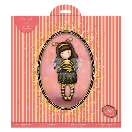 Gorjuss 12x12 Paper Pack (16 Foiled Sheets)